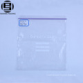 Transparent pe food packing bags with zipper